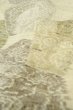Photo8: P0408B Vintage Japanese kimono Ivory TSUMUGI pongee for women / Silk. Stream (Grade B) (8)
