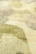 Photo9: P0408B Vintage Japanese kimono Ivory TSUMUGI pongee for women / Silk. Stream (Grade B) (9)