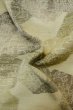 Photo12: P0408B Vintage Japanese kimono Ivory TSUMUGI pongee for women / Silk. Stream (Grade B) (12)