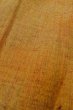 Photo8: P0408M Vintage Japanese kimono Brownish Orange TSUMUGI pongee for women / Silk. Stripes (Grade B) (8)