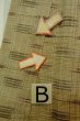 Photo15: P0408N Vintage Japanese kimono Greenish Beige TSUMUGI pongee for women / Silk. Plaid Checks (Grade C) (15)