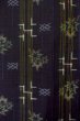 Photo1: Mint P0408R Vintage Japanese kimono Dark Indigo Blue RYUKYU-TSUMUGI for women / Silk. MOMIJI maple leaf (Grade A+) (1)