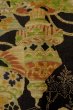 Photo6: Mint P0408S Vintage Japanese kimono Black TSUMUGI pongee for women / Silk. KIRI paulownia (Grade A) (6)