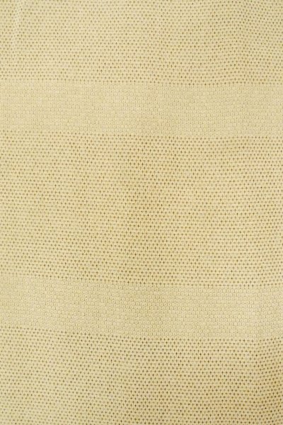 Photo1: P0409A Vintage Japanese kimono Light Beige ORI woven for women / Silk. Tortoise-shell pattern(Hexagonal pattern) (Grade C) (1)