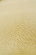 Photo6: P0409A Vintage Japanese kimono Light Beige ORI woven for women / Silk. Tortoise-shell pattern(Hexagonal pattern) (Grade C) (6)