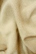 Photo8: P0409A Vintage Japanese kimono Light Beige ORI woven for women / Silk. Tortoise-shell pattern(Hexagonal pattern) (Grade C) (8)