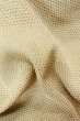 Photo9: P0409A Vintage Japanese kimono Light Beige ORI woven for women / Silk. Tortoise-shell pattern(Hexagonal pattern) (Grade C) (9)