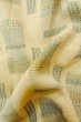 Photo12: P0409B Vintage Japanese kimono Light Ivory SHIOZAWA-TSUMUGI for women / Silk. Quadrangle (Grade B) (12)