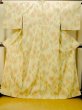 Photo2: P0409E Vintage Japanese kimono Ivory TSUMUGI pongee for women / Silk. Tree (Grade B) (2)