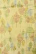 Photo4: P0409E Vintage Japanese kimono Ivory TSUMUGI pongee for women / Silk. Tree (Grade B) (4)