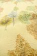Photo9: P0409E Vintage Japanese kimono Ivory TSUMUGI pongee for women / Silk. Tree (Grade B) (9)