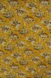 Photo1: P0409F Vintage Japanese kimono Brown TSUMUGI pongee for women / Silk. Boat (Grade B) (1)