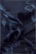 Photo9: Mint P0409G Vintage Japanese kimono Dark Indigo Blue TSUMUGI pongee for women / Silk. Butterfly (Grade A) (9)