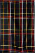 Photo1: Mint P0409J Vintage Japanese kimono Black TSUMUGI pongee for women / Silk. Plaid Checks (Grade A) (1)