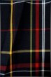 Photo7: Mint P0409J Vintage Japanese kimono Black TSUMUGI pongee for women / Silk. Plaid Checks (Grade A) (7)