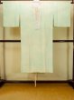 Photo3: P0421B Vintage Japanese kimono Pale Light Blue JUBAN undergarment for women / Silk. Gradation (Grade C) (3)