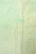 Photo5: P0421B Vintage Japanese kimono Pale Light Blue JUBAN undergarment for women / Silk. Gradation (Grade C) (5)