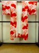 Photo2: P0421E Vintage Japanese kimono Light Pink JUBAN undergarment for women / Silk. SAKURA cherry blossom (Grade C) (2)