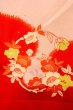 Photo7: P0421E Vintage Japanese kimono Light Pink JUBAN undergarment for women / Silk. SAKURA cherry blossom (Grade C) (7)
