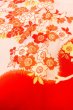 Photo10: P0421E Vintage Japanese kimono Light Pink JUBAN undergarment for women / Silk. SAKURA cherry blossom (Grade C) (10)