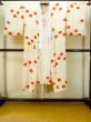 Photo2: P0421F Vintage Japanese kimono Pale Pink JUBAN undergarment for women / Silk. Grass, Fringed pink pattern (Grade D) (2)