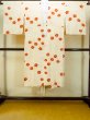 Photo3: P0421F Vintage Japanese kimono Pale Pink JUBAN undergarment for women / Silk. Grass, Fringed pink pattern (Grade D) (3)