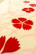 Photo9: P0421F Vintage Japanese kimono Pale Pink JUBAN undergarment for women / Silk. Grass, Fringed pink pattern (Grade D) (9)