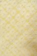 Photo5: P0421G Vintage Japanese kimono Pale Yellow JUBAN undergarment for women / Silk. Quadrangle (Grade C) (5)