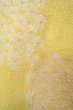 Photo7: P0421G Vintage Japanese kimono Pale Yellow JUBAN undergarment for women / Silk. Quadrangle (Grade C) (7)