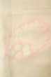 Photo6: P0421H Vintage Japanese kimono Pale Pink JUBAN undergarment for women / Silk. Abstract pattern (Grade C) (6)