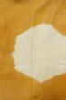 Photo1: P0421I Vintage Japanese kimono Golden Yellow JUBAN undergarment for women / Silk. Gap in a cloud, more damages (Grade C) (1)