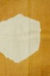 Photo4: P0421I Vintage Japanese kimono Golden Yellow JUBAN undergarment for women / Silk. Gap in a cloud, more damages (Grade C) (4)