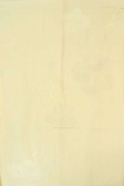 Photo5: P0421J Vintage Japanese kimono Ivory JUBAN undergarment for women / Silk., more damages (Grade C) (5)