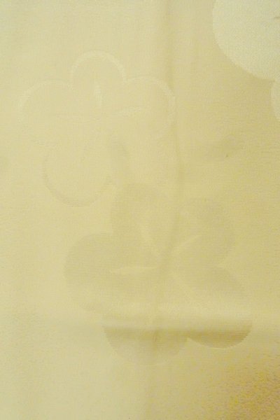Photo8: P0421J Vintage Japanese kimono Ivory JUBAN undergarment for women / Silk., more damages (Grade C) (8)