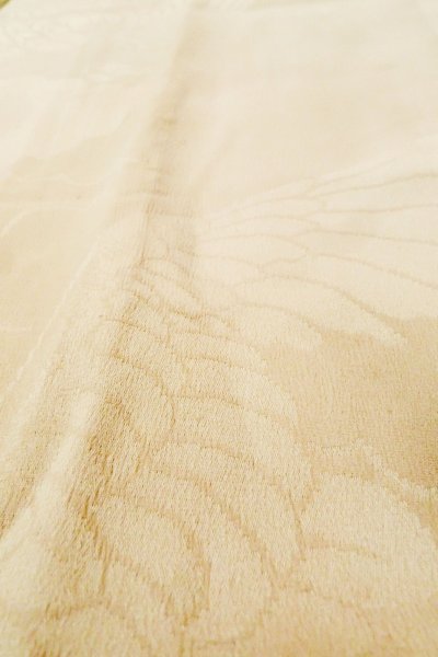 Photo8: P0421K Vintage Japanese kimono Pale Pink Juban for Girls for women / Silk., W/embroidary half collar. (Grade C) (8)