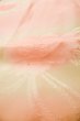Photo8: P0421L Vintage Japanese kimono Pale Pink JUBAN undergarment for women / Silk. Gradation, Based woven pattern: Screen motif (Grade C) (8)