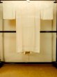 Photo3: P0421M Vintage Japanese kimono White JUBAN undergarment for women / Silk. (Grade D) (3)