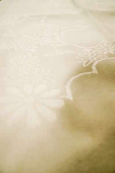 Photo10: P0421M Vintage Japanese kimono White JUBAN undergarment for women / Silk. (Grade D) (10)