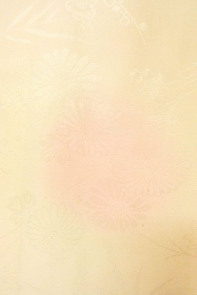 Photo6: P0421O Vintage Japanese kimono Pale Pink JUBAN undergarment for women / Silk. Gradation (Grade B) (6)