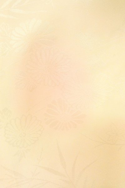 Photo8: P0421O Vintage Japanese kimono Pale Pink JUBAN undergarment for women / Silk. Gradation (Grade B) (8)