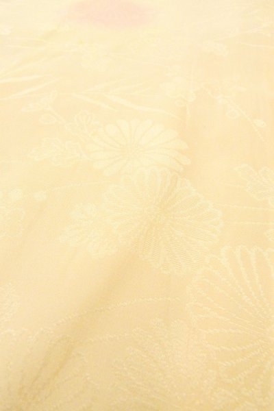 Photo9: P0421O Vintage Japanese kimono Pale Pink JUBAN undergarment for women / Silk. Gradation (Grade B) (9)
