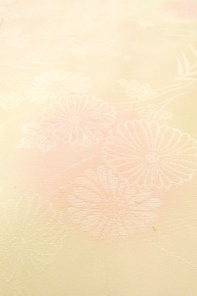 Photo1: P0421O Vintage Japanese kimono Pale Pink JUBAN undergarment for women / Silk. Gradation (Grade B) (1)