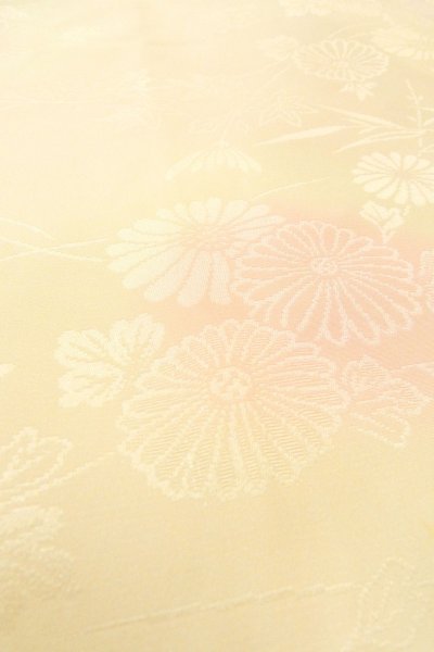 Photo10: P0421O Vintage Japanese kimono Pale Pink JUBAN undergarment for women / Silk. Gradation (Grade B) (10)