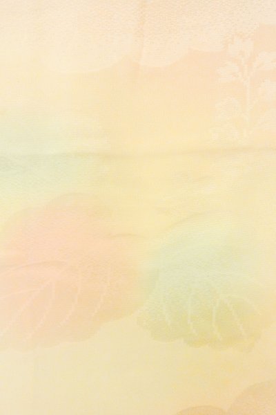 Photo6: P0421P Vintage Japanese kimono Pale Pink JUBAN undergarment for women / Silk. Gradation (Grade C) (6)
