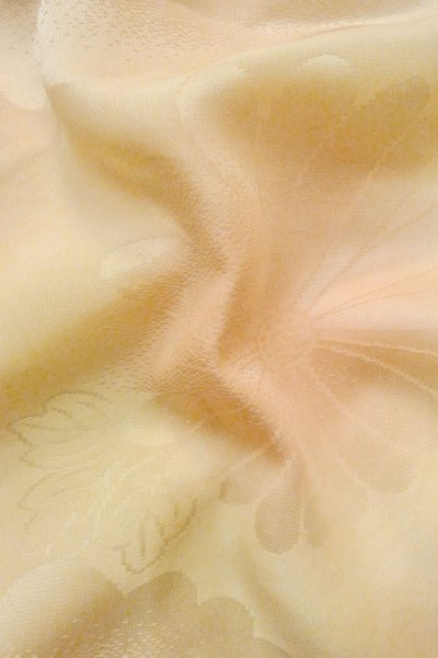 Photo12: P0421P Vintage Japanese kimono Pale Pink JUBAN undergarment for women / Silk. Gradation (Grade C) (12)