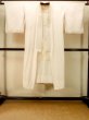 Photo1: P0421Q Vintage Japanese kimono Pale Pink JUBAN undergarment for women / Silk., Based woven pattern: Haze (Grade C) (1)