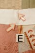 Photo18: P0421R Vintage Japanese kimono Light Coral JUBAN undergarment for women / Silk. Flower (Grade B) (18)