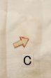 Photo16: P0421S Vintage Japanese kimono White JUBAN undergarment for women / Synthetic., Based woven pattern: Bamboo leaf, Wave, Cloud, Haze, Crossed circles (Grade C) (16)