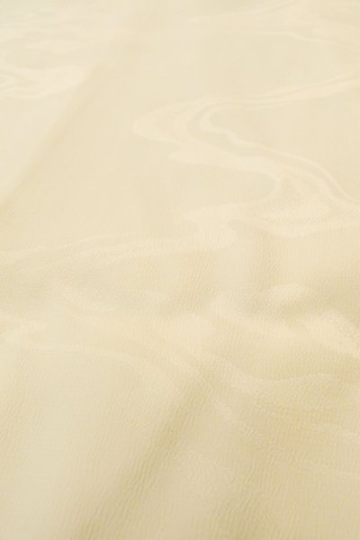 Photo9: P0421U Vintage Japanese kimono Shiny White JUBAN undergarment for women / Synthetic. (Grade B) (9)