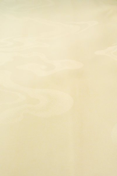 Photo10: P0421U Vintage Japanese kimono Shiny White JUBAN undergarment for women / Synthetic. (Grade B) (10)